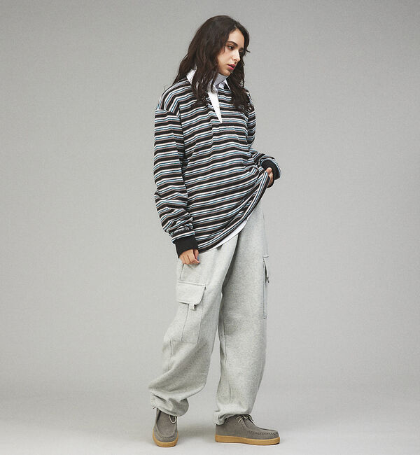 ABAHOUSE「【BARBARIAN / バーバリアン】ヘビーウエイト ロングスリーブ/ラガー」|スウェット・ジャージ|