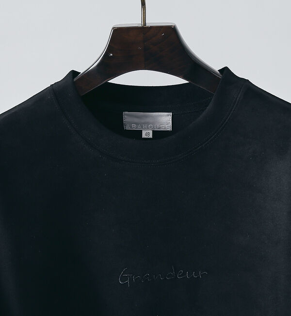 ABAHOUSE「【ネオスエード】ポンチ ロゴ刺繍 プルオーバー / スウェット / ロンT」|Tシャツ・カットソー|