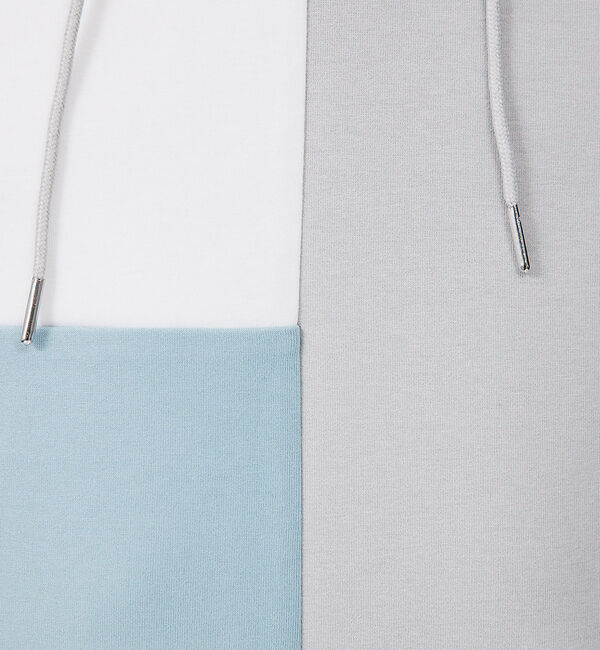 ABAHOUSE「【シルキーダンボール】パネル切替 パーカー」|パーカー|