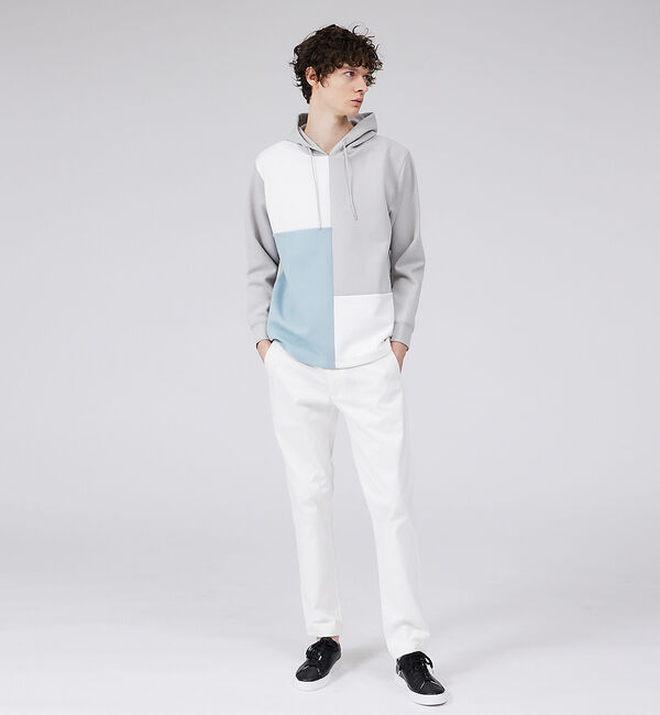 ABAHOUSE「【シルキーダンボール】パネル切替 パーカー」|パーカー|