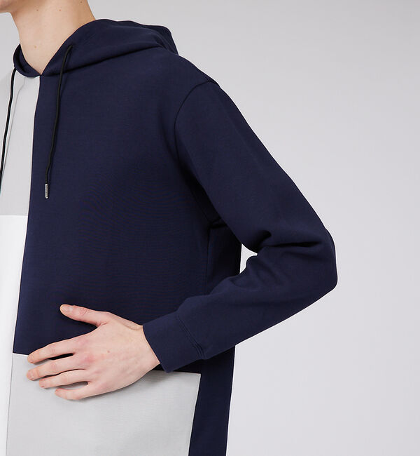 ABAHOUSE「【シルキーダンボール】パネル切替 パーカー」|パーカー|