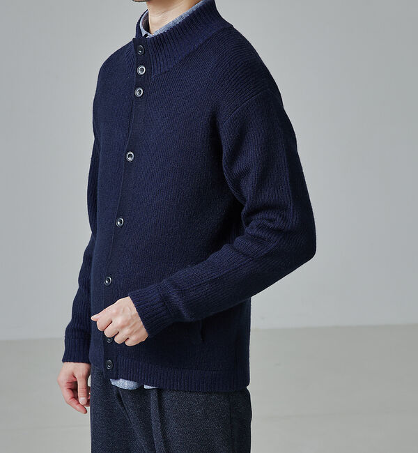 ABAHOUSE「フライフロント ドライバーズニット / ブルゾン」|ニット・セーター|