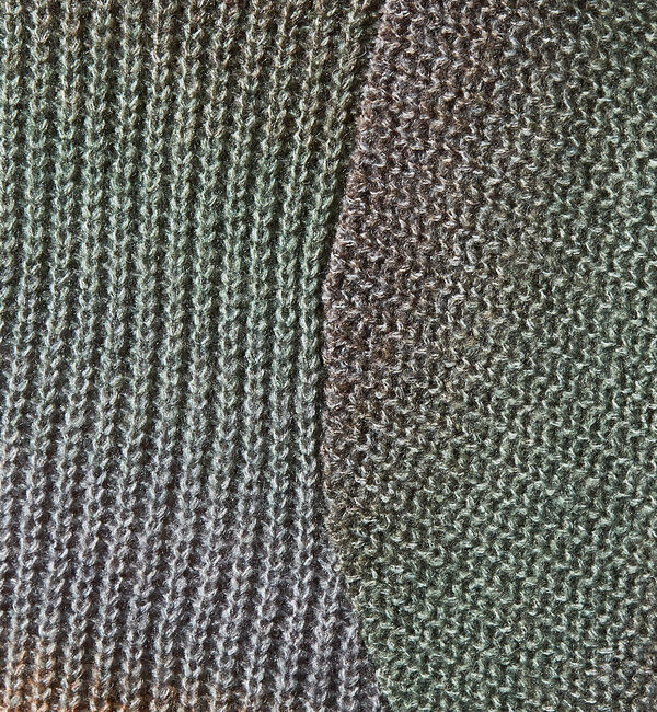 ABAHOUSE「【AH ABAHOUSE】グラデーション ルーズ ニットプルオーバー【ユニセック」|ニット・セーター|