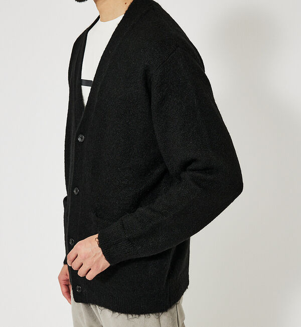 ABAHOUSE「アルパカブレンド シャギーニット カーディガン」|カーディガン|