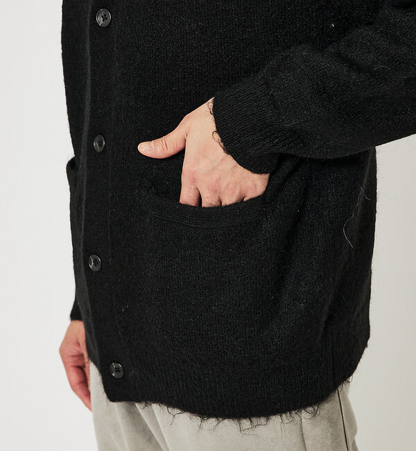 ABAHOUSE「アルパカブレンド シャギーニット カーディガン」|カーディガン|