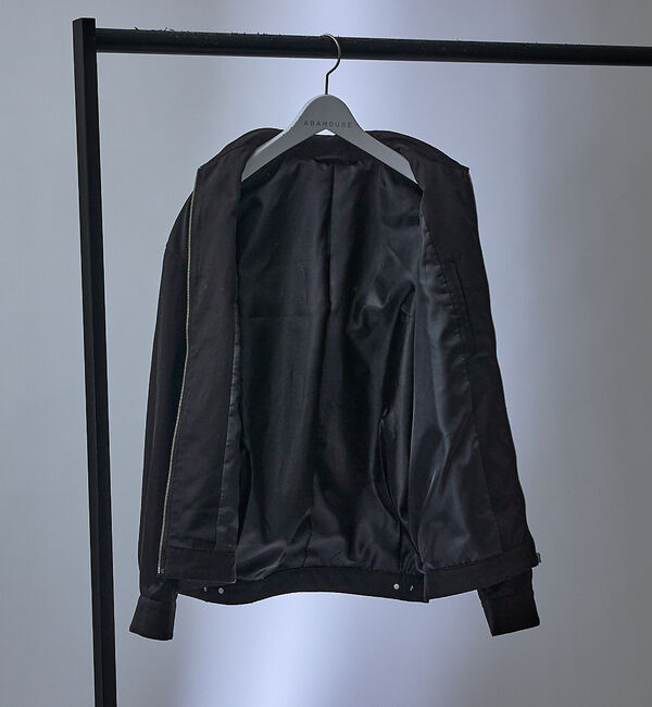 ABAHOUSE「ボクシーシルエット ジップブルゾン」|ブルゾン・スタジャン|