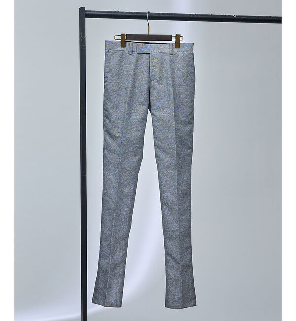 ABAHOUSE「【セットアップ対応】TOP調 カラミ メッシュ ナチュラルストレッチ スラックス」|スラックス|