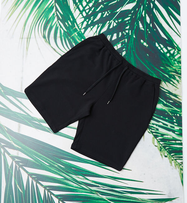 ABAHOUSE「【セットアップ対応】フクレジャガード リラックス ショートパンツ」|その他|ブラック