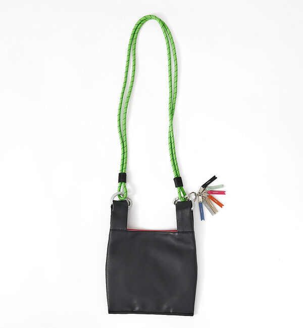 ABAHOUSE「【cheek/チーク】code 2way shoulder チークコード2WAY」|ショルダー・メッセンジャー|ブラック