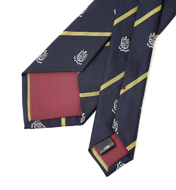 ABAHOUSE「【オリジナル柄】クレスト レジメンタル ネクタイ」|ネクタイ・蝶ネクタイ|