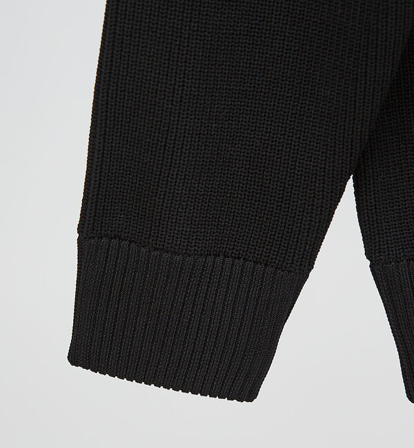 ABAHOUSE「【定番人気】12ゲージ 畦編み モックネック ニット」|ニット・セーター|