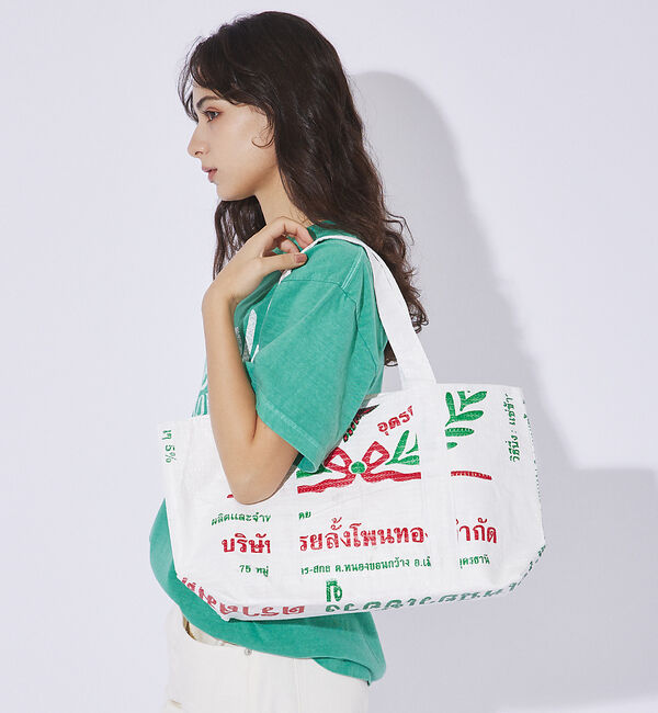 ABAHOUSE「【THAILAND MADE／タイランド メイド】トートバッグL/セメント バッ」|トートバッグ|その他4