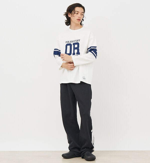 ABAHOUSE「【POLeR/ポーラー】 FOOTBALL SHIRT/フットボール　ロングtシ」|Tシャツ・カットソー|