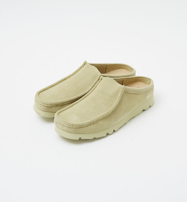ABAHOUSE「【Clarks / クラークス】Wallabee Slip / ワラビースリップ」|スニーカー|ベージュ