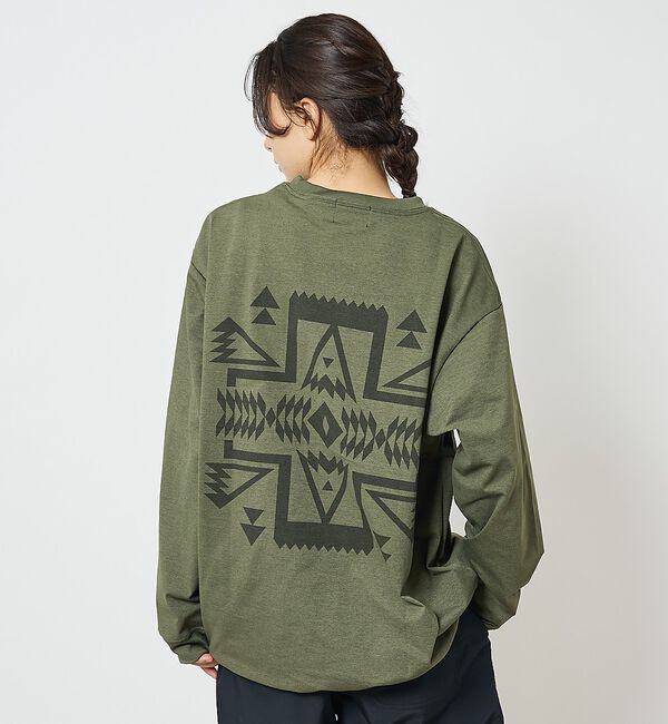 ABAHOUSE「【PENDLETON/ペンドルトン】CALCULO /カルキュロ/吸水速乾/Je」|Tシャツ・カットソー|カーキ