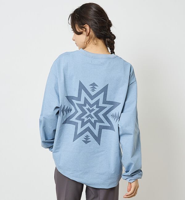 ABAHOUSE「【PENDLETON/ペンドルトン】CALCULO /カルキュロ/吸水速乾/Je」|Tシャツ・カットソー|サックスブルー