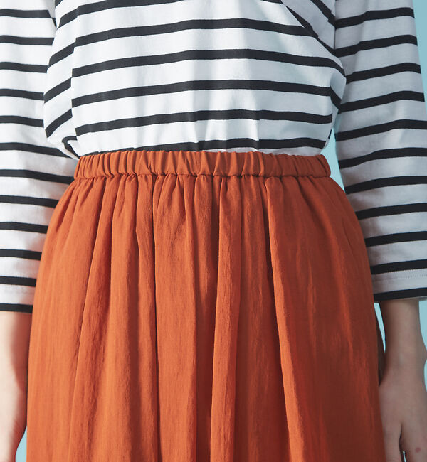 Rouge vif「ギャザーロングスカート」|スカート|