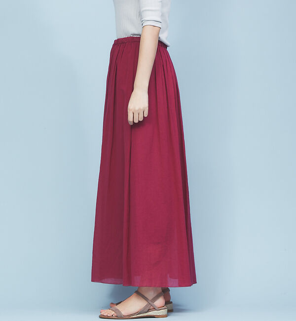 Rouge vif「ギャザーロングスカート」|スカート|