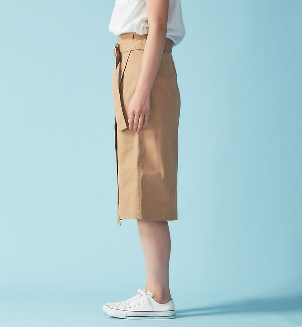 Rouge vif「ポケット付ラップスカート」|スカート|