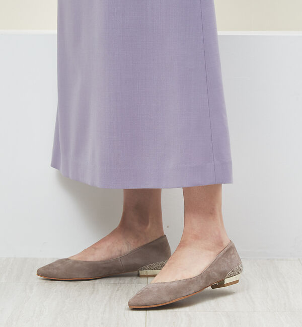 Rouge vif「ウール混セミフレアスカート」|スカート|