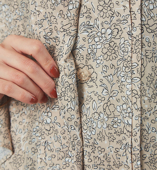 Rouge vif「フラワーボリュームスリーブブラウス」|シャツ・ブラウス|