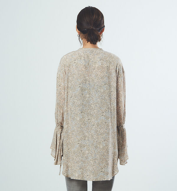 Rouge vif「フラワーボリュームスリーブブラウス」|シャツ・ブラウス|