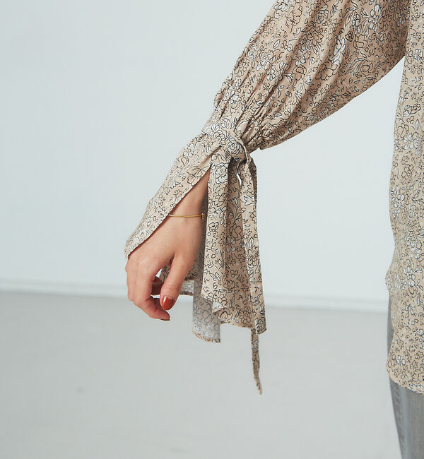 Rouge vif「フラワーボリュームスリーブブラウス」|シャツ・ブラウス|