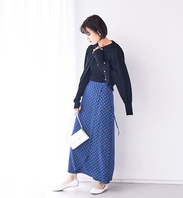 Rouge vif「フワラープリントスカート」|スカート|