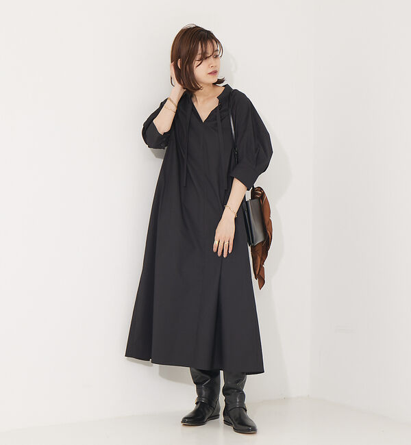 Rouge vif「2WAY襟タックワンピース」|ワンピース|