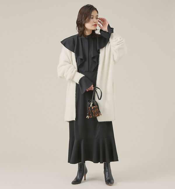 Rouge vif「フレア衿ワンピース」|ワンピース|