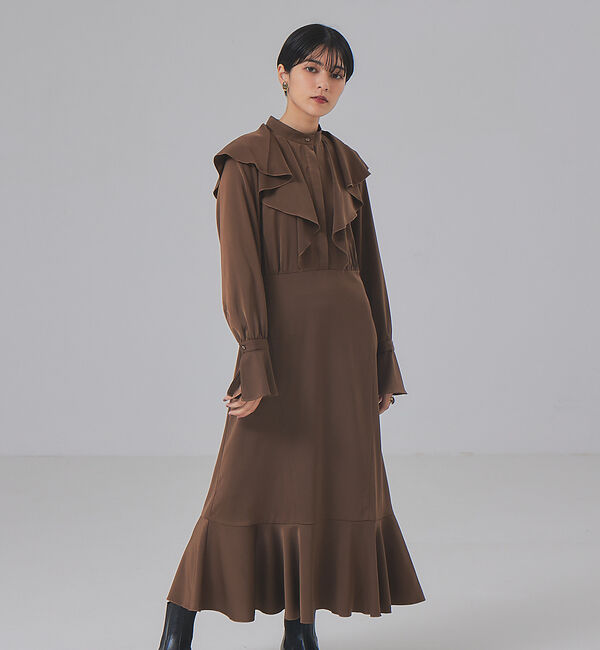 Rouge vif「フレア衿ワンピース」|ワンピース|