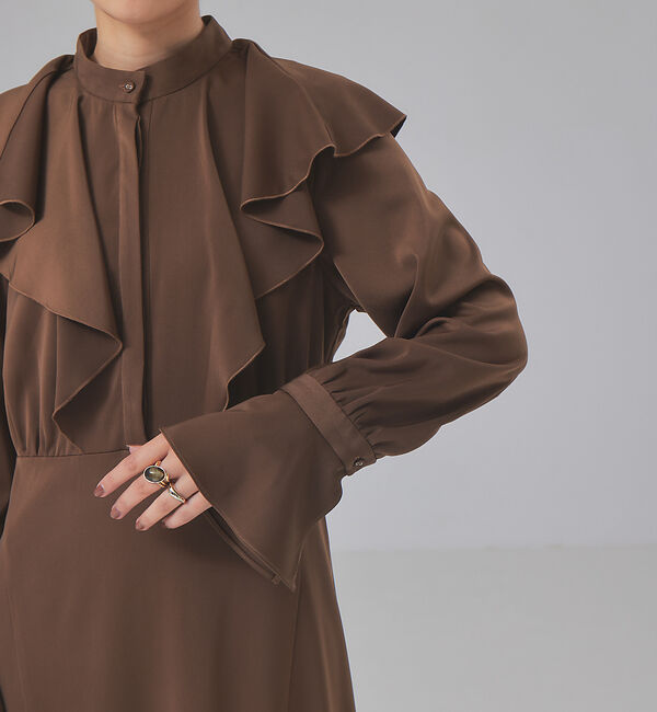 Rouge vif「フレア衿ワンピース」|ワンピース|