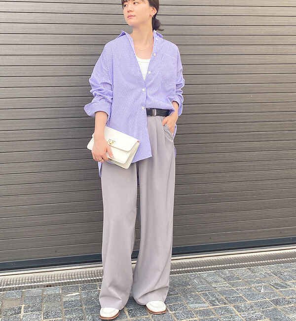 Rouge vif「ストレッチツイル  ワイドパンツ」|その他|