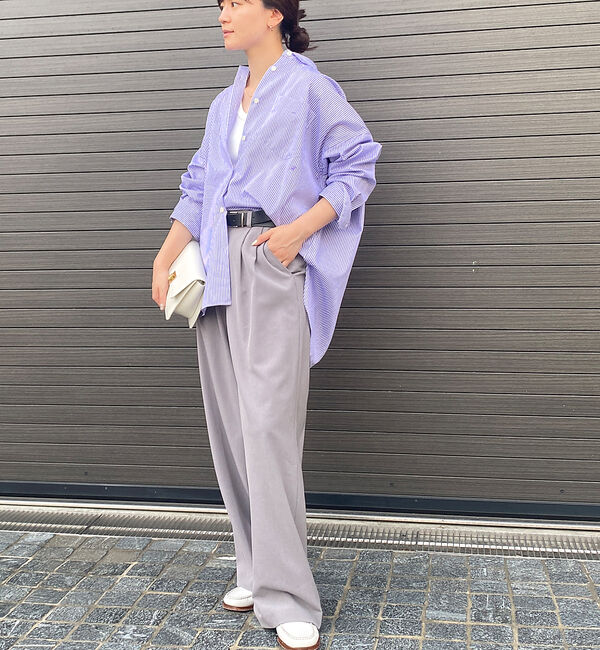 Rouge vif「ストレッチツイル  ワイドパンツ」|その他|