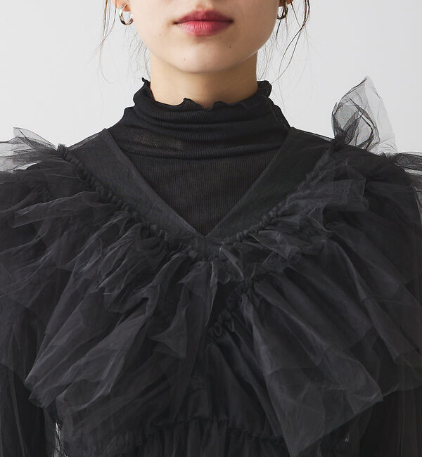 Rouge vif「チュール ブラウス」|シャツ・ブラウス|