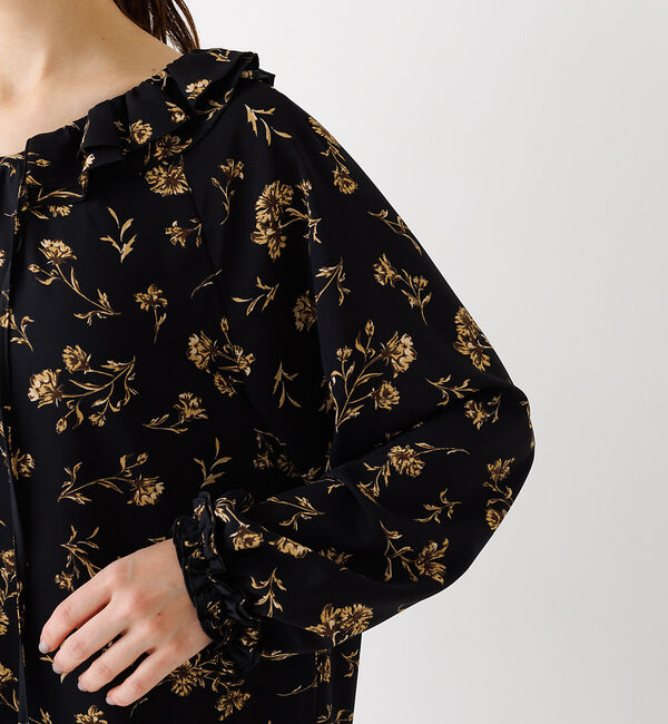 Rouge vif「【セットアップ対応】フラワープリントブラウス」|シャツ・ブラウス|