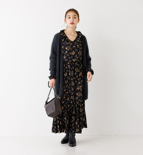 Rouge vif「【セットアップ対応】フラワープリントブラウス」|シャツ・ブラウス|