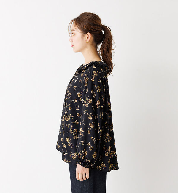 Rouge vif「【セットアップ対応】フラワープリントブラウス」|シャツ・ブラウス|