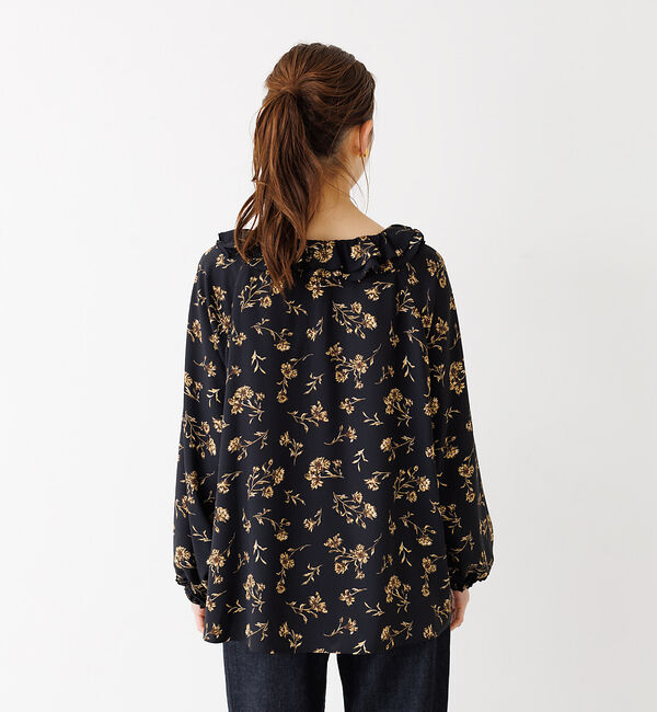 Rouge vif「【セットアップ対応】フラワープリントブラウス」|シャツ・ブラウス|