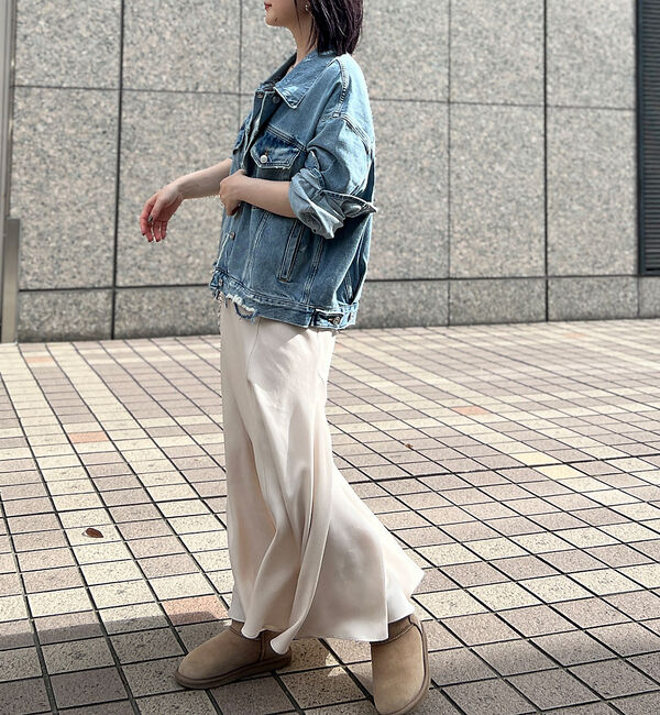 Rouge vif「切替 マキシスカート」|スカート|