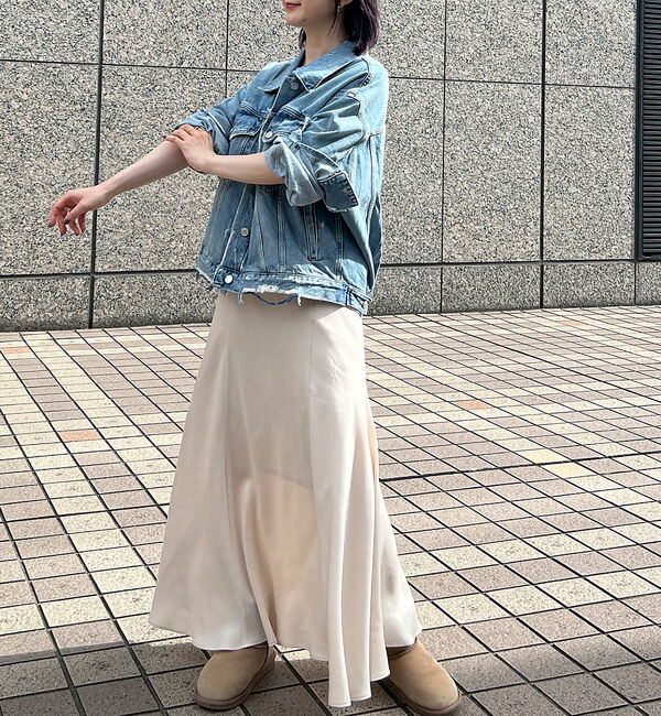 Rouge vif「切替 マキシスカート」|スカート|