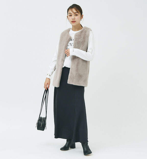 Rouge vif「切替 マキシスカート」|スカート|