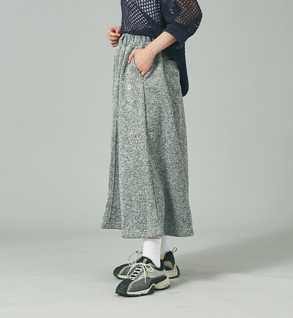 Rouge vif「【JEMORGAN/ジェーイーモーガン】ニット フリース フレアスカート/ JC」|スカート|