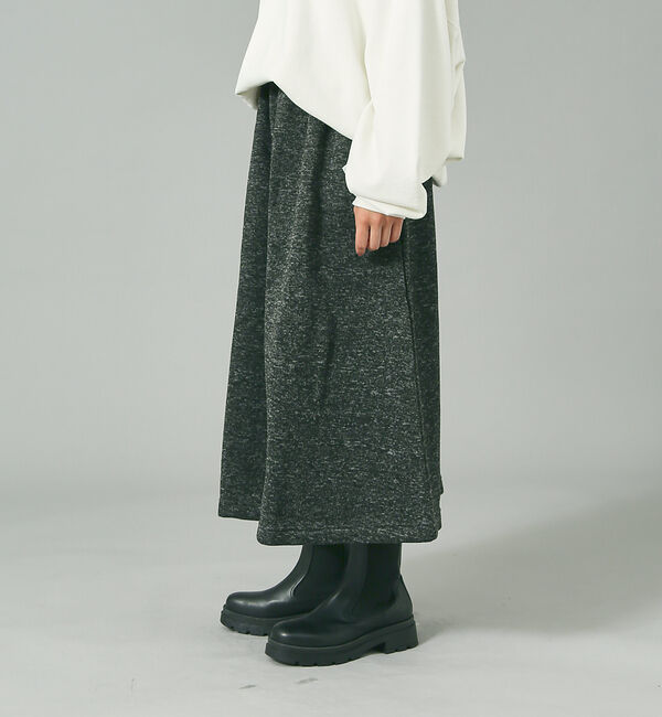 Rouge vif「【JEMORGAN/ジェーイーモーガン】ニット フリース フレアスカート/ JC」|スカート|