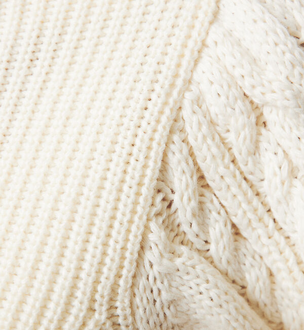 Rouge vif「【一部店舗限定】スリーブ　ケーブルニット」|ニット・セーター|