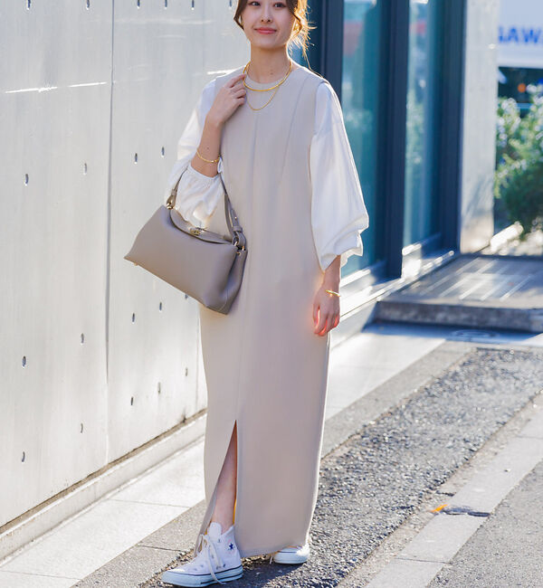 Rouge vif「ふんわり袖ボートネックブラウス」|シャツ・ブラウス|