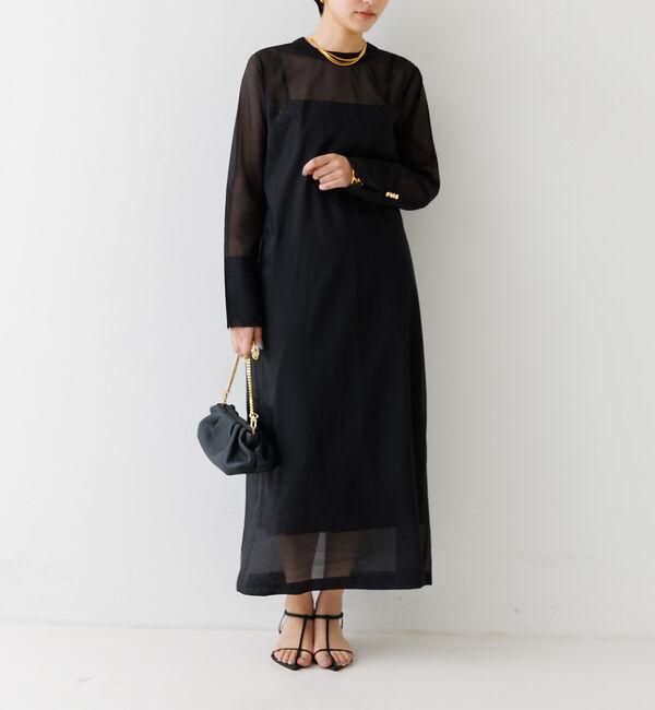 Rouge vif「オーガンジーレイヤードキャミワンピース◆」|ワンピース|