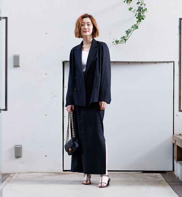 Rouge vif「麻混ライトダブルジャケット」|その他|