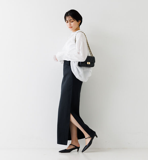 Rouge vif「【一部店舗限定】スリーブデザインスキッパーブラウス」|シャツ・ブラウス|