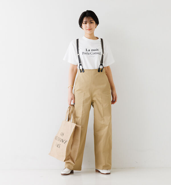 Rouge vif「サスペンダー付き2WAYワイドパンツ」|その他|